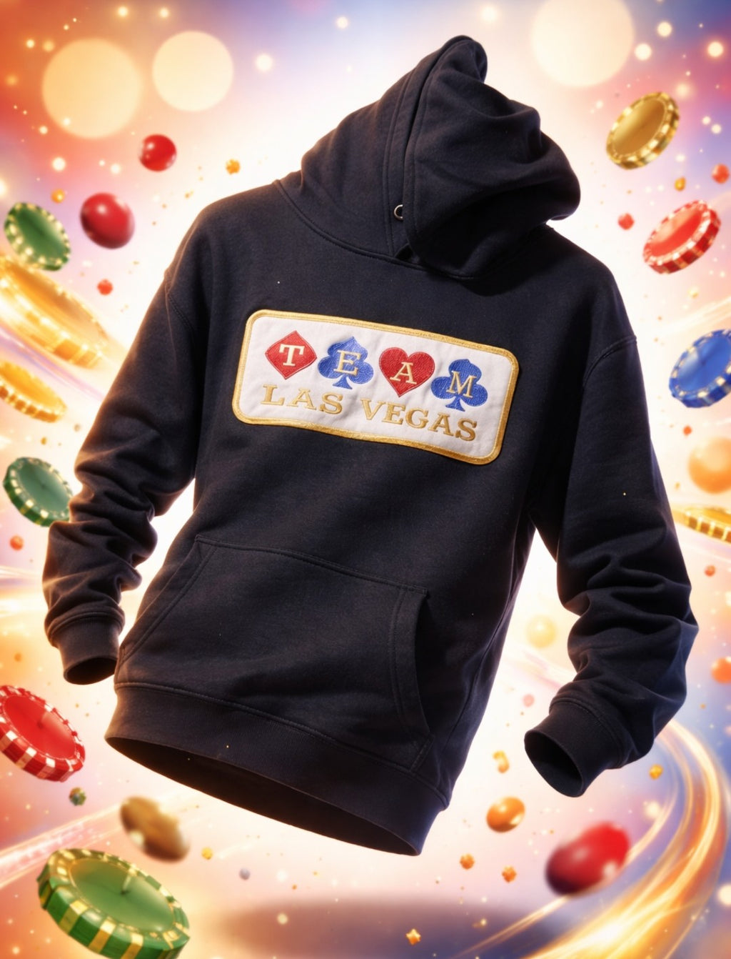 TEAM LAS VEGAS black hoodie
